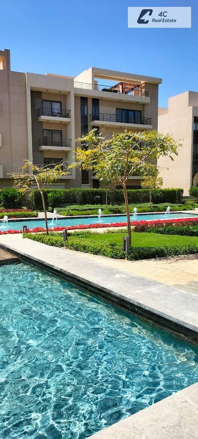 Ready to move resale apartment for sale with installments 3 bdr ultra super lux finishing in Al Marasem Fifth Square Golden Square Fifth Settlement