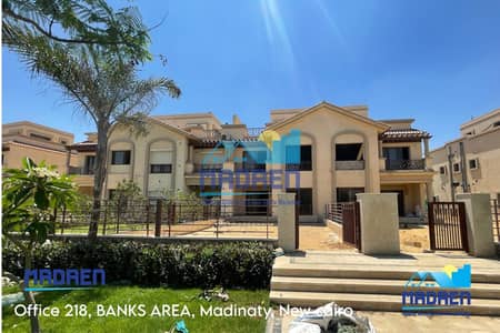 Villa for sale in Madinaty Model (F3) Townhouse Four Seasons Villas without finishing wide garden received