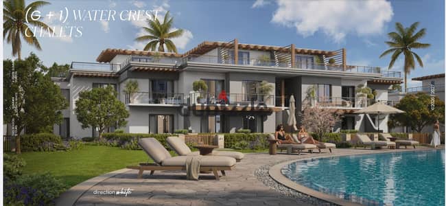 Villa for sale in Direction White – Ras Al Hikma | Kilometer 193 | Ready for delivery with a direct sea view