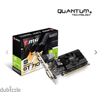 كارت gt710 2gb شبه الجديد  بحاله ممتازه