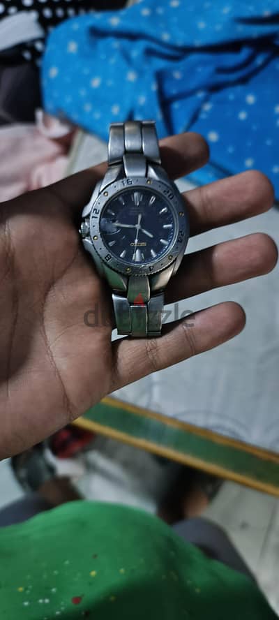 ساعه Seiko kinetc GMT 5m56