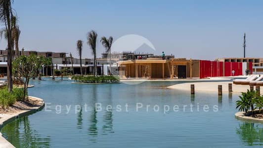 اقرب شاليه للبحر غرفتين   متشطب بالتكيفات عالبحر ولاجون غزاله باي playa وبجوار هاسيندا بتقسيط علي اطول فتره سداد بدون فوايد