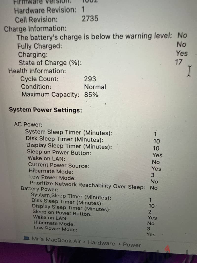 MacBook M1 air 4