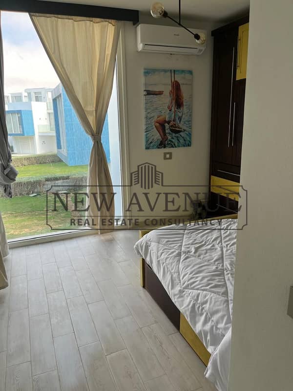 Ready to Move Fully furnished Sea View Chalet with prime location  in Fouka Bay