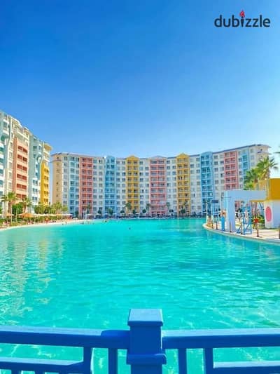 شاليه للبيع بأطلاله مباشرة علي البحر في Sia Lagoons - العلمين الجديدة