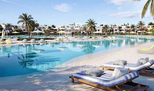 LUXURY FULLY FINISHED Delivery 1 YEAR CHALET | PANORAMIC DIRECT SEA & LAGOON VIEW | PRIME BEACHFRONT LOCATION