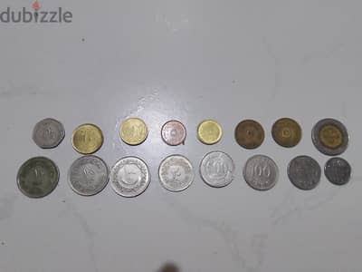 عملات معدنيه وورقية قديمة مصرية واجنبية