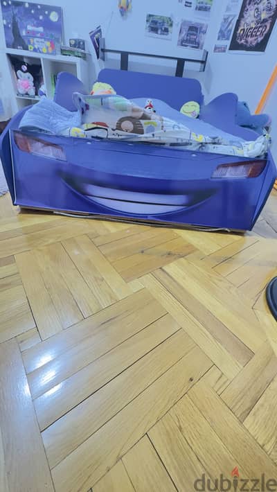 Lightning McQueen Race wooden Bed