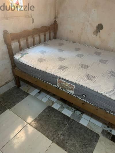 سرير برامج بمرتبه سوست 120سم ب 3000ج
