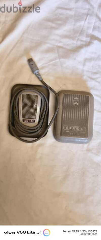 مايك Grundig الماني اصلي من الستينات