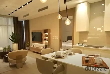 Furnished hotel apartment immediately ready with air conditioning in Arkan Palm with hotel services from Crowne Plaza in Sheikh Zayed