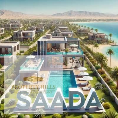 فيلا مستقله للبيع قريب من البحر تشطيب كامل مع التكيفات فيو بانورامي خيالي بخصم 30 % والباقي اقساط في راس الحكمة الساحل الشمالي بالقرب من نايا باي