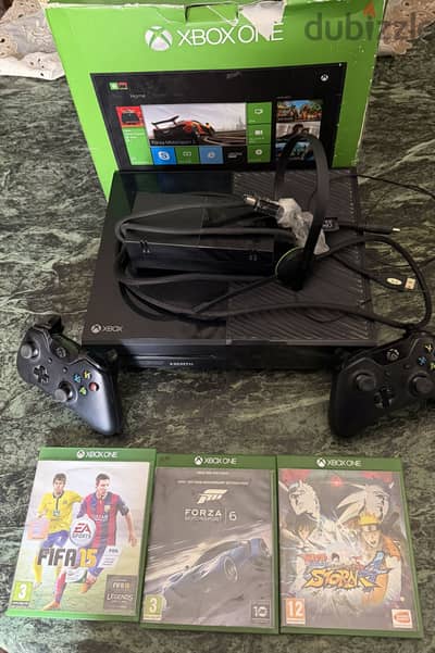 أكس بوكس وان (Xbox One) بحالة ممتازة جداً