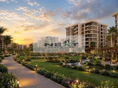For sale in Noor City, installment payments remaining. Studio apartment, 64 sq m + 35 sq m private garden with garden view. High-end finishing. First