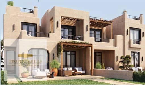 فيلا مستقله للبيع قريب من البحر تشطيب كامل مع التكيفات فيو بانورامي خيالي بخصم 30 % والباقي اقساط في راس الحكمة الساحل الشمالي بالقرب من نايا باي