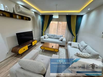 Furnished apartment for rent in Al Rehab 2   Near the Eastern Market and services   Ready for immediate occupancy  Special finishes   Area 131 squ