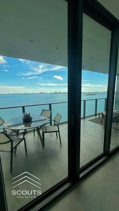 Investment in dollars + summer in Alamein Chalet for sale double view sea & lagoon private beach turquoise water finished
