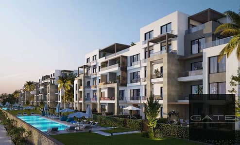 شاليه للبيع في هاسيندا باي الساحل الشمالي موقع مميز على الليك يارد | متشطب جديد ومفروش بالكامل