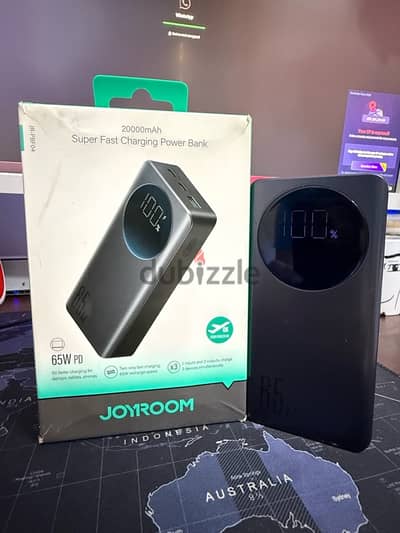 Joyroom 20000 mah 65W Fast Charging Power Bank
