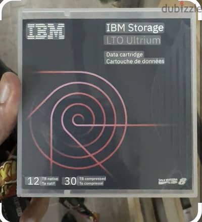 شريط تخزين بيانات IBM LTO 8 Ultrium 12TB/30TB Data Tape