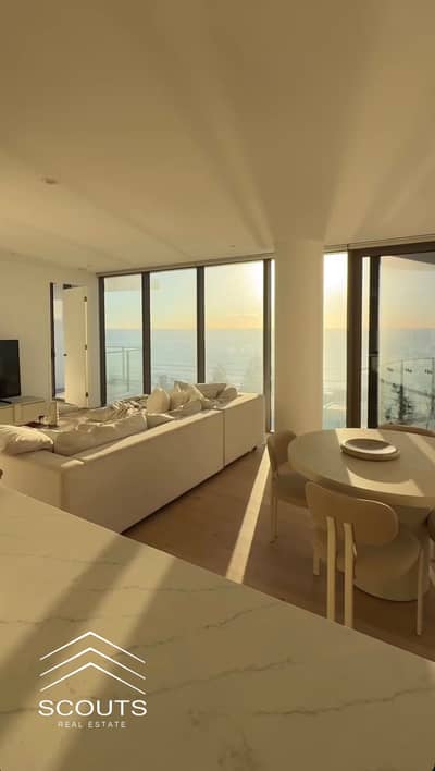 Fully finished beachfront chalet with air conditioning and kitchen for sale at the lowest price on the market Sea view North Coast close to all servic