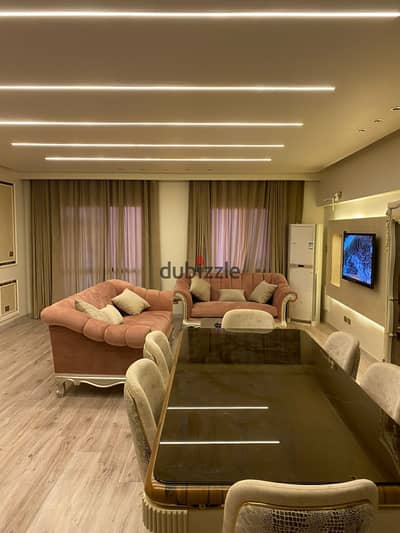 Furnished apartment in Al-Rehab 2, special finishing, 162 meters