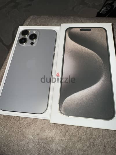 iPhone 15 Pro Max 256GB – حالة الزيرو