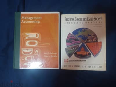 كتب محاسبة و إدارة أعمال للبيع