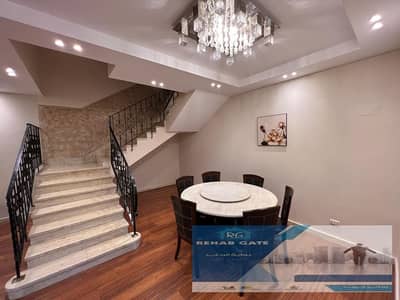 Furnished Townhouse Villa for Rent in Al Rehab   Modern Furnishings, High-End Finishes, Fully Air Conditioned   Close to the Food Court and Service