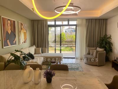 HOT DEAL CFC Furnished Apartment 157m+ Garden 170m for sale in Cairo Festival City Resale Installments