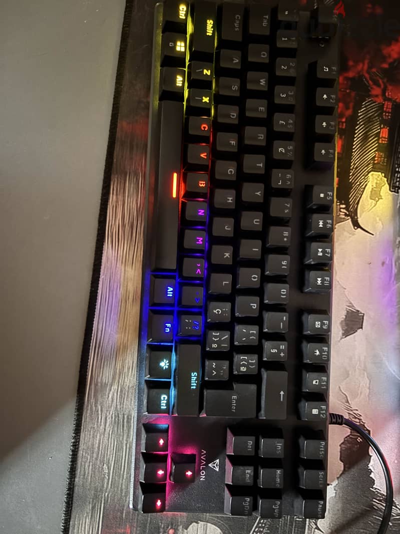 Avalon TKL keyboard blue switch 1