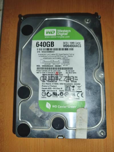 640GB HDD 16MB cache speed