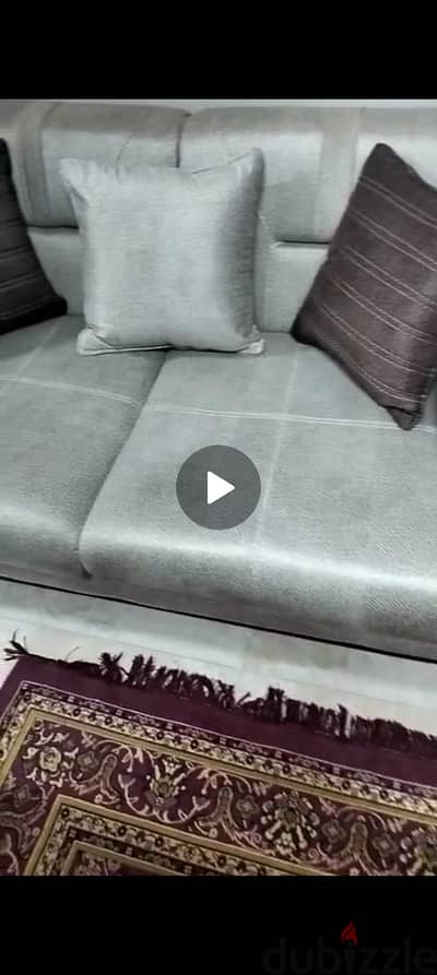 أنتريه قماش جلد مقلوب أوف وايت في بني