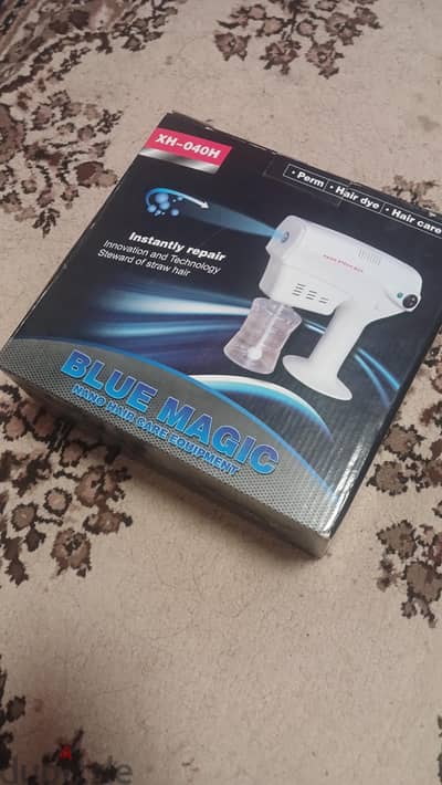 Nano steam للشعر Blue magic جديد لم يستخدم نهائي