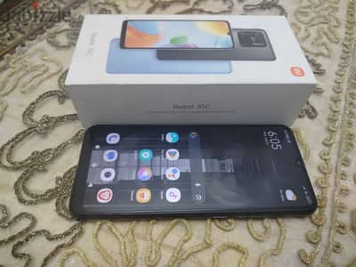 للبيع Redmi 10C 128GB بحالة ممتازة – بالعلبة والشاحن الأصلي