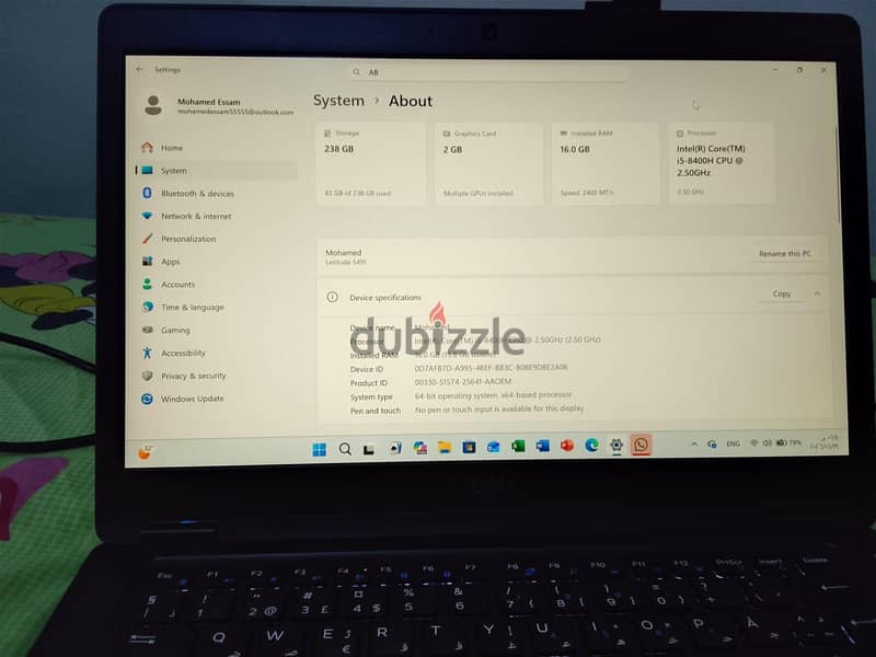 Dell latitude 5491 8