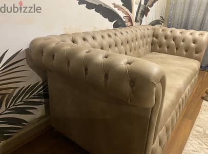 كنبة جلد sofa