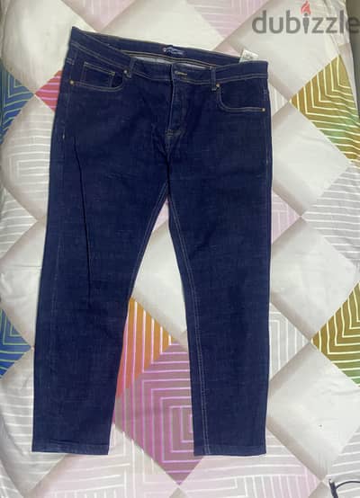 بنطلون Town Team Slim Fit مقاس 38 - كالجديد