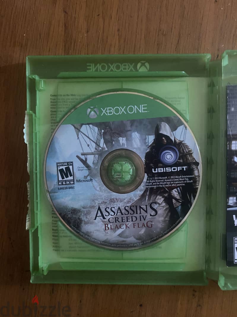 Cd Xbox assassins creed black flag 2