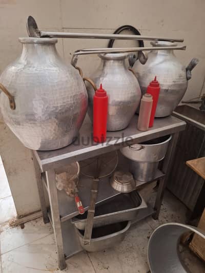 عدة مطعم شعبي كاملة