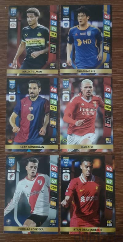 مجموعة كروت Panini FIFA 365 2024 أصلية - حالة ممتازة