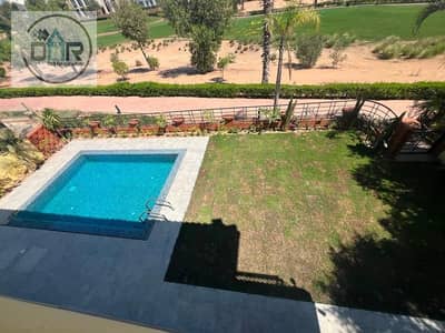 Villa for rent in Beverly Hills, El Gezira, Sodic, directly on the golf course