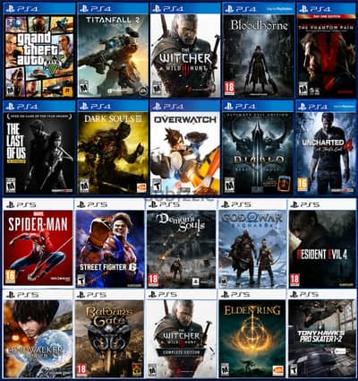 متاح العاب PS4&PS5 -digital account