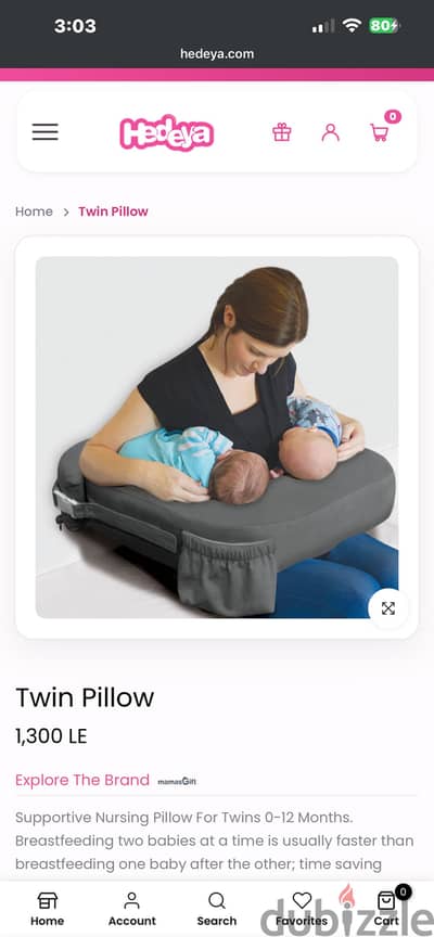Nursing pillow