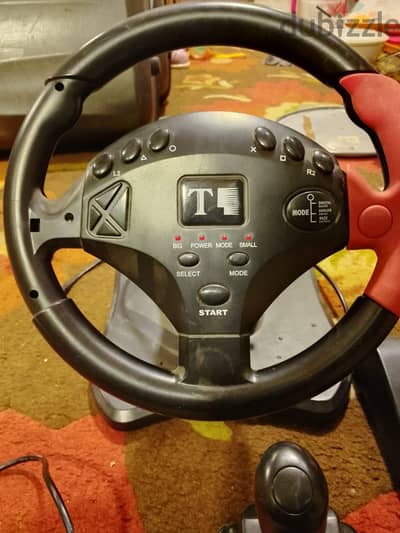 عجلة قيادة وشفتات ودواسات للبيع - للـ PlayStation 2 (PS Ice Turbo)