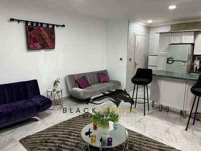 Furnished 2-Bedroom Apartment with Garden for Rent in Al Rehab City