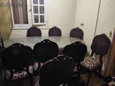 سفرة  ب8كراسى استعمال بسيط من  دمياط