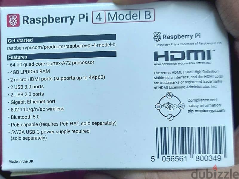 Raspberry pi 4B 4GB 1