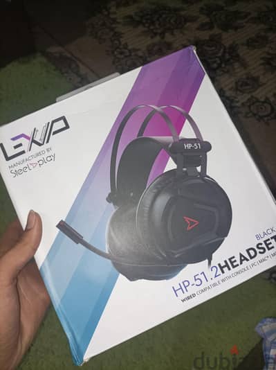 سماعه LEXIP HP-51.2 جديده لسه طالعه من العلبه