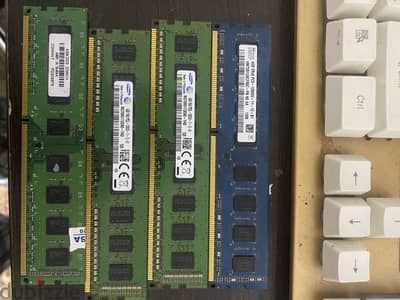 4 * ddr 3 total 16 gega ٤ رامات كل واحده ٤